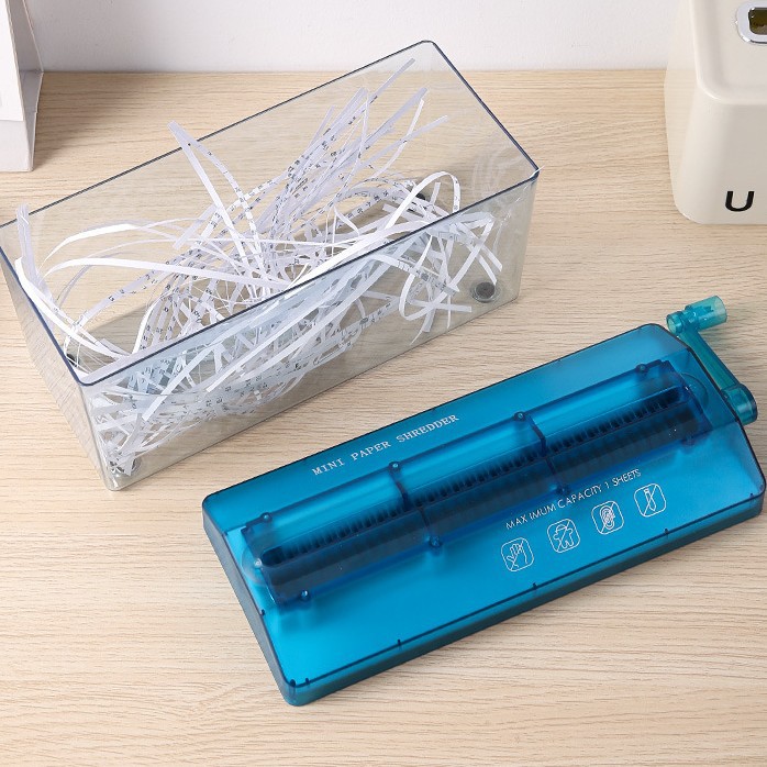Paper Shredder A4 Small Strip Shredder Financial Note Classy Confidential Office Document Desktop A6 Paper Shredder