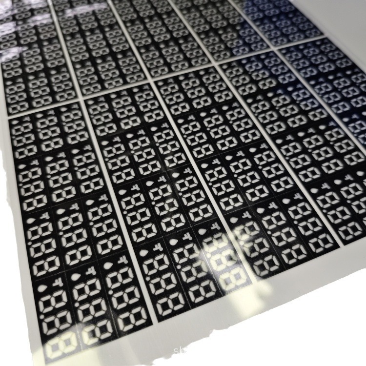 Manufacturers a large number of direct PET digital display 888 stickers LED digital tube scattering film surface stickers with adhesive