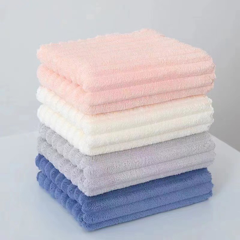 Candy Velvet Thin Towel Gift Anchor with Goods Shake Tone Quick Hand-Drying Quick-Drying Absorbent Towel Soft Wash Face