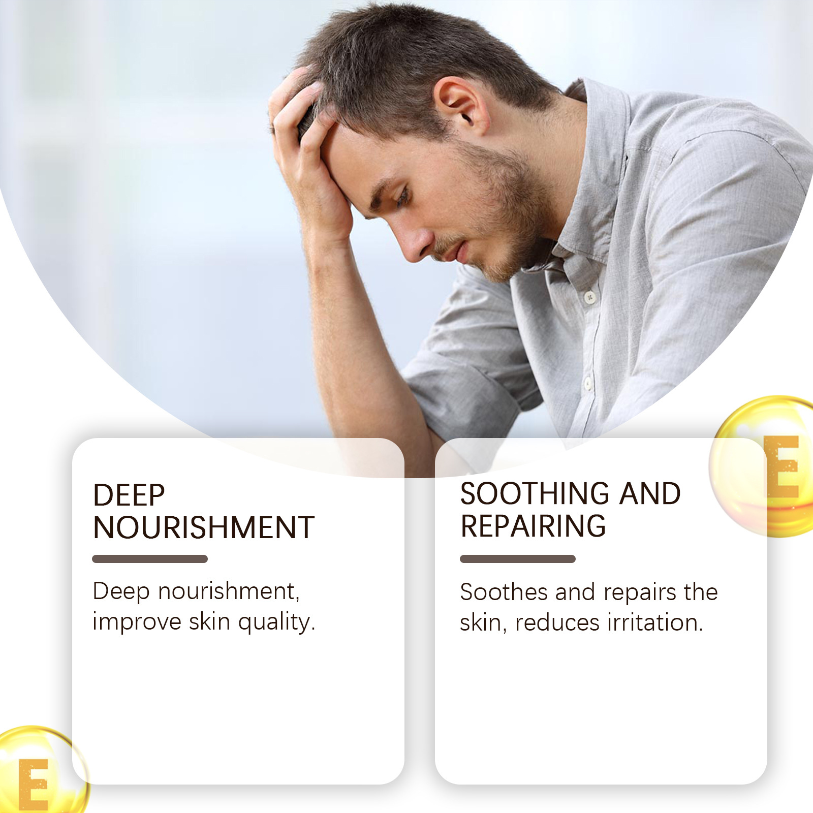 North Moon Men's Care Gel Herbal Ingredients Gentle Care Moisturizing Care Gel