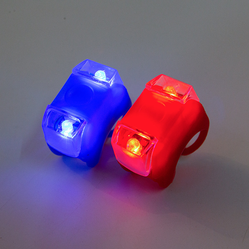 Bicycle Light Headlight Strong Light Night Ride Frog Light Children Balance Scooter Mountain Bike Warning Tail Light Accessories