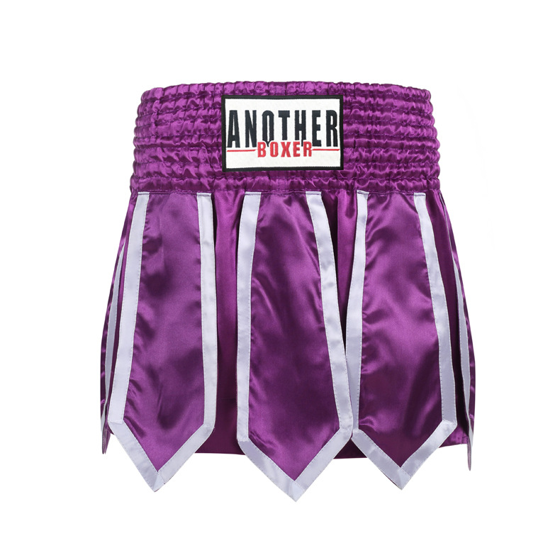 New Boxing Pants with Ribbons, Muay Thai Shorts, Competition Training Kickboxing Sanda Pants, Mixed Martial Arts Fighting Pants