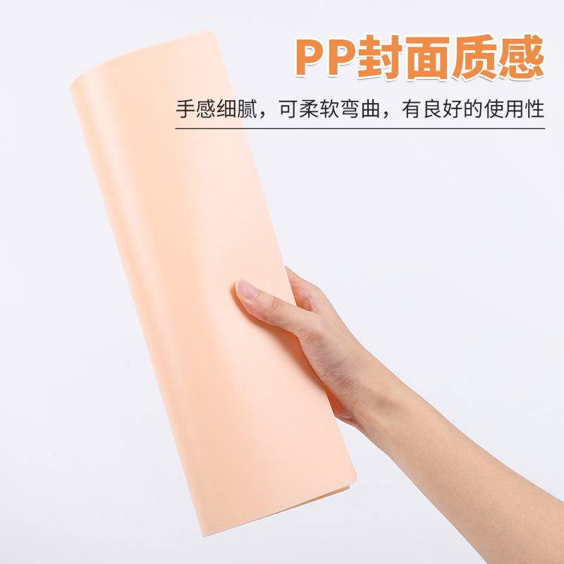 Morandi Information Book a4 Loose-leaf Folder pp Material Office Financial Information Music Book Student Test Paper Collection Book