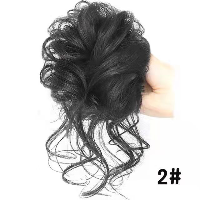 Factory direct supply wig long beard hair ring simulation hair ball head coil hair rope fluffy natural Bud headdress