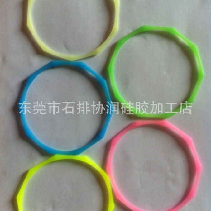 Silicone Bracelet with Light Plate 6mm Silicone Bracelet Bare Silicone Bracelet Light Ring Bracelet