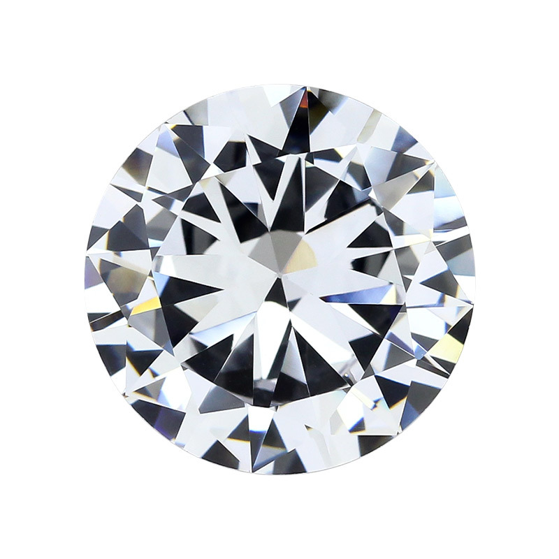 Huagang Gem Round White Zircon Bare Stone Wholesale Wuzhou AAA Hao Stone Cubic Zirconia CZ Diamond Micro Inlay