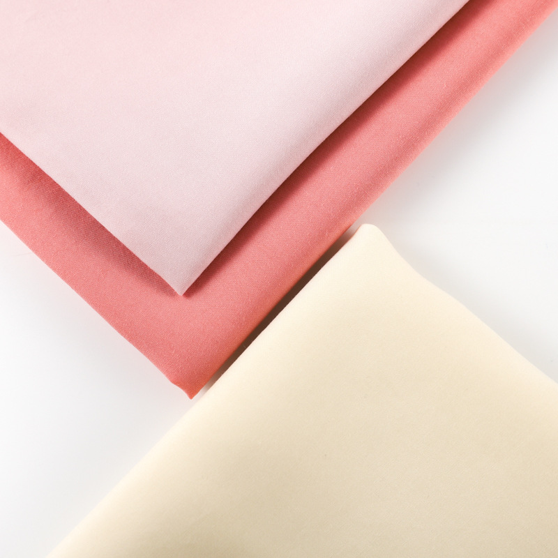 Manufacturer's Spot 60-Count Super Soft Plain All-Wild Silk Fabric Spring and Summer Shirt Dress Children's Clothing Tencel Fabric