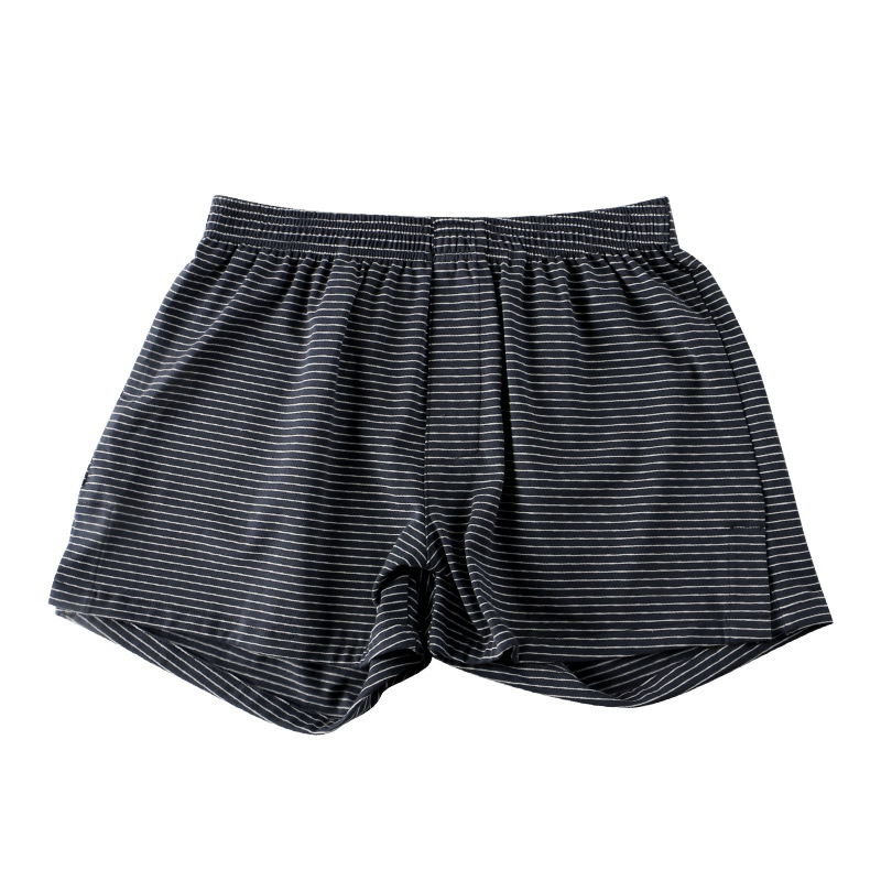 Men's underwear loose Arro pants youth breathable sports boxers shorts cotton striped plus size boxers fashion