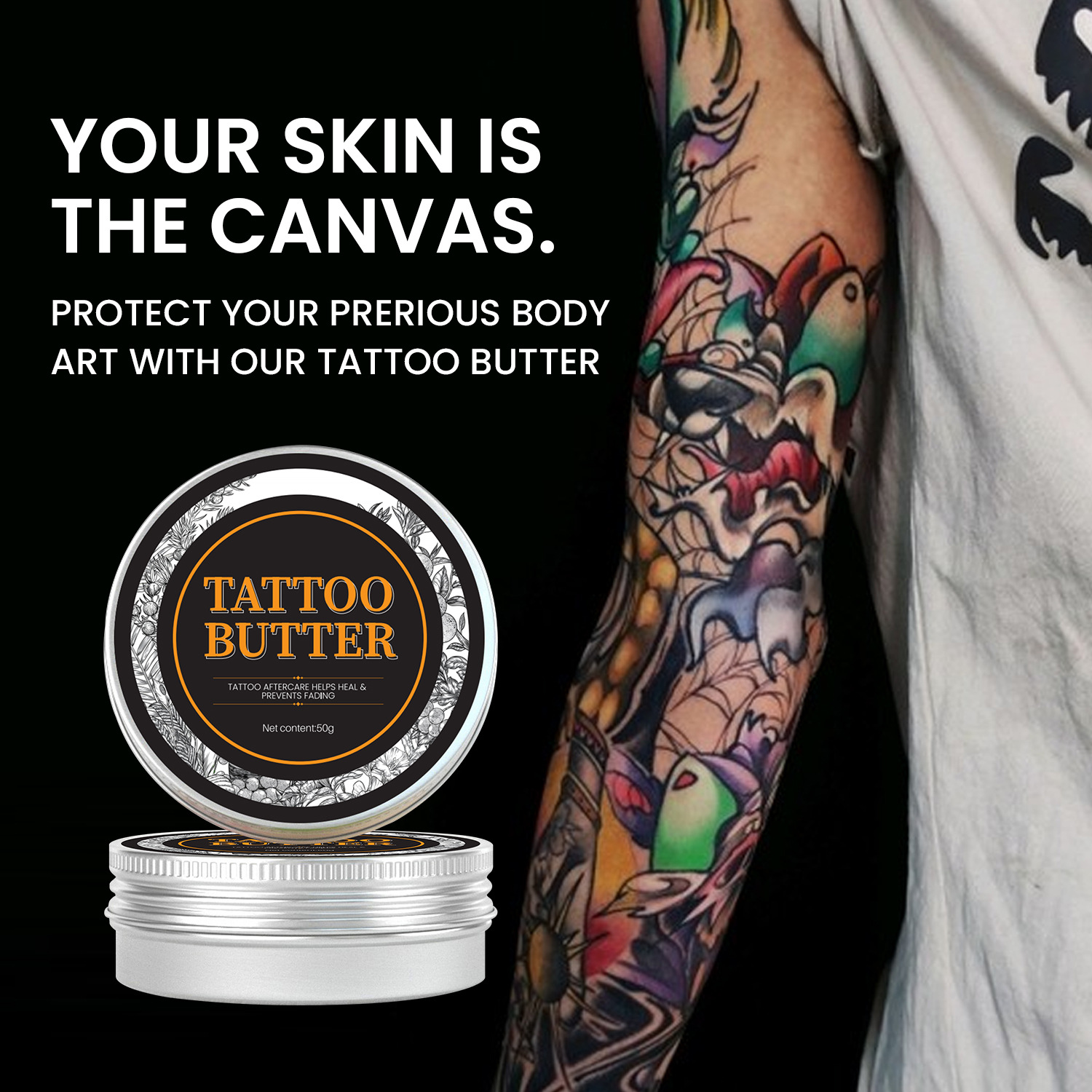Крем для татуировок, увлажняющий, фиксирующий цвет, оптовая продажа