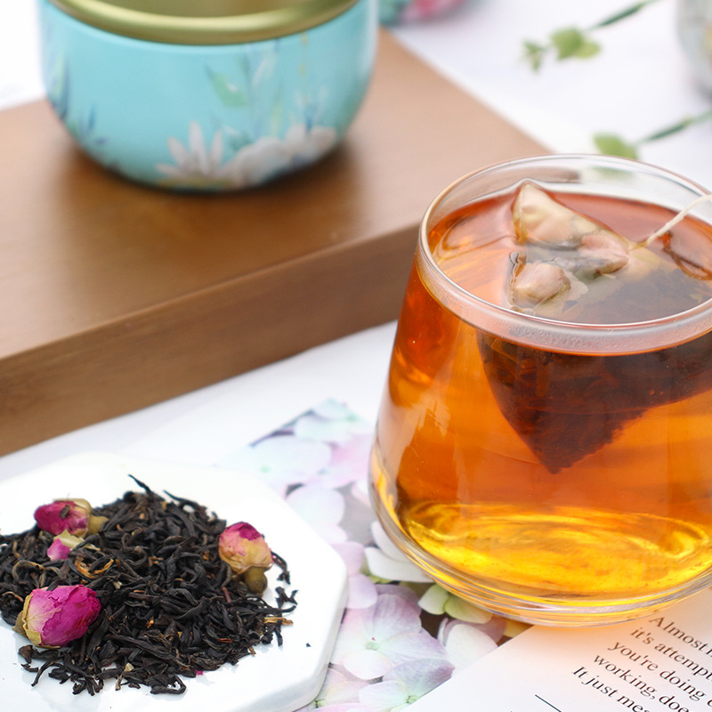 Small Jar of Scented Tea Wholesale Girls Health Tea Teacher's Day Souvenir Gift Peach Oolong Tea Cold Brew Tea Bag