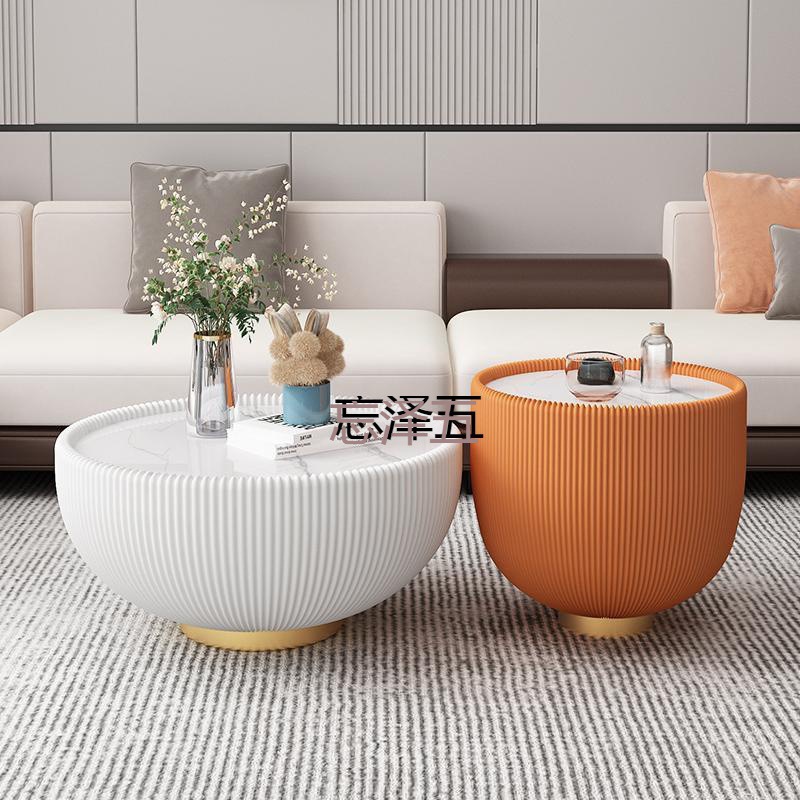 Кофейный столик ПКGS Современный стол для маленькой квартиры Круглый столик