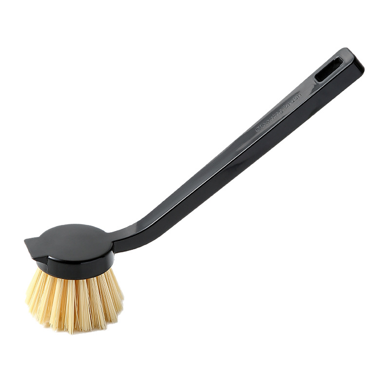 New Plastic Pot Brush, Kitchen Pot and Dishwashing Brush, Non-Stick Oil, Non-Stick Pot, Long-Handled Pot Brush, Household Oil Stain Cleaning Brush