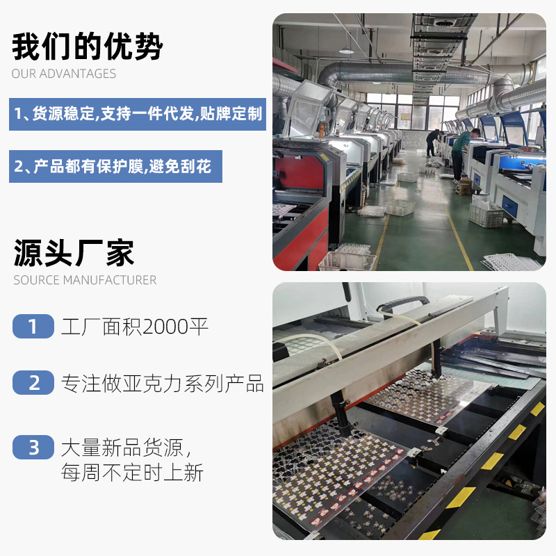 Acrylic Dali Brand Customized Rocker Leco Style Keychain Pendant Gift Customized Animation Cartoon Ornaments