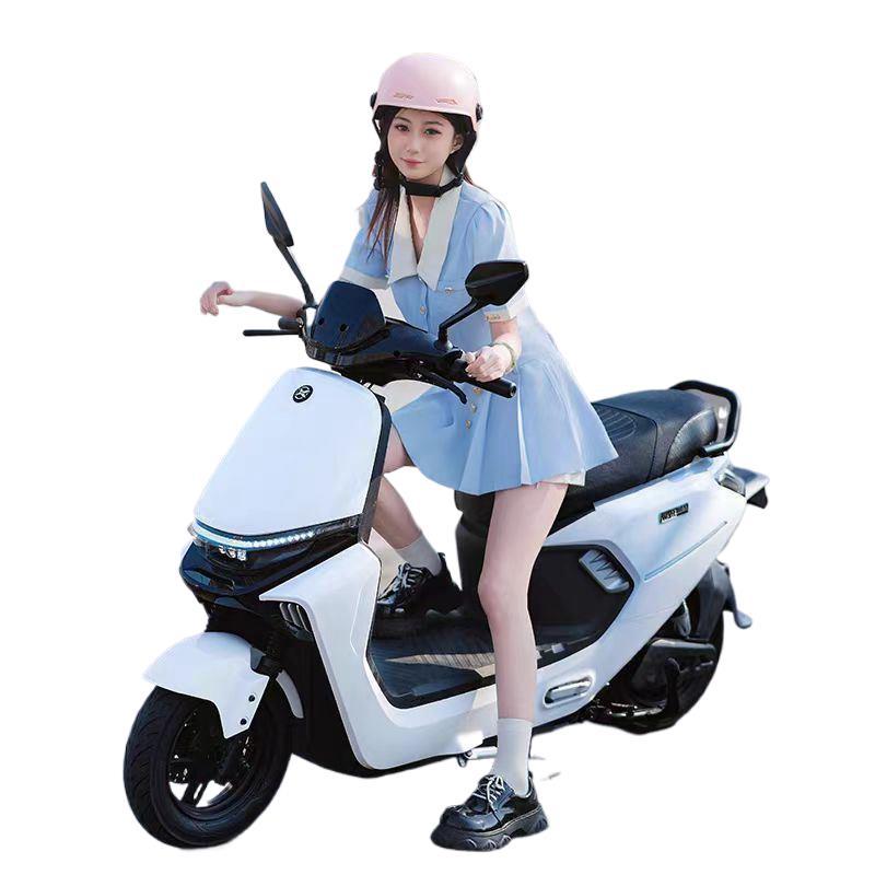 Smart Xiaojiu Electric Vehicle High-Speed High-Power Electric Motorcycle Replacement Electric Motorcycle 72V Large Battery Vehicle Takeaway Vehicle