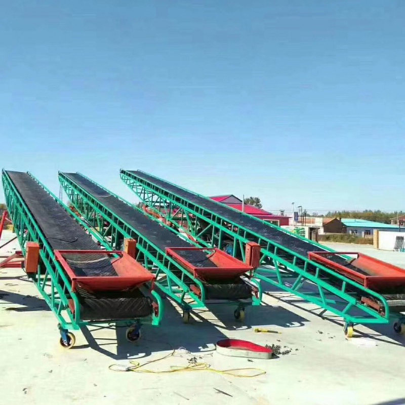 Rubber Belt Conveyor Heavy-Duty Mining Belt Conveyor Line Industrial Wear-Resistant, Corrosion-Resistant and Oil-Proof Belt Conveyor
