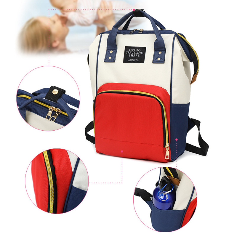 Mummy Bag Multi-functional Fashion Thermal Insulation Large Capacity Backpack Lightweight Outgoing Baby Storage Baby Bag