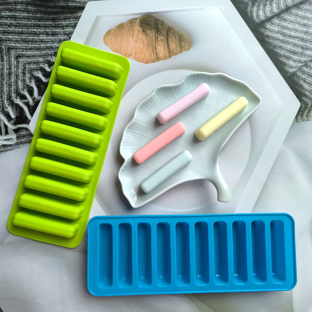10-шт длинная форма для пальцев 591 DIY форма для шоколадного печенья льда для детских сосок