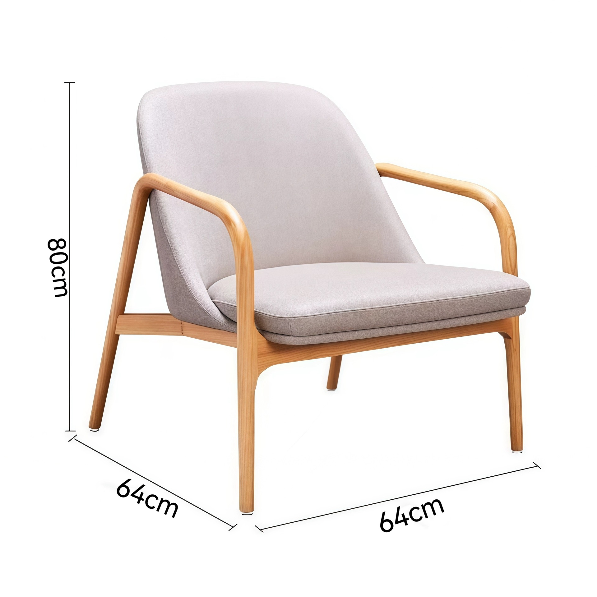 Nordic Leisure Chair Guest Room Single Chair Lobby Reception Sofa Chair All-Season Chain Hotel Same Style Sofa Coffee Table