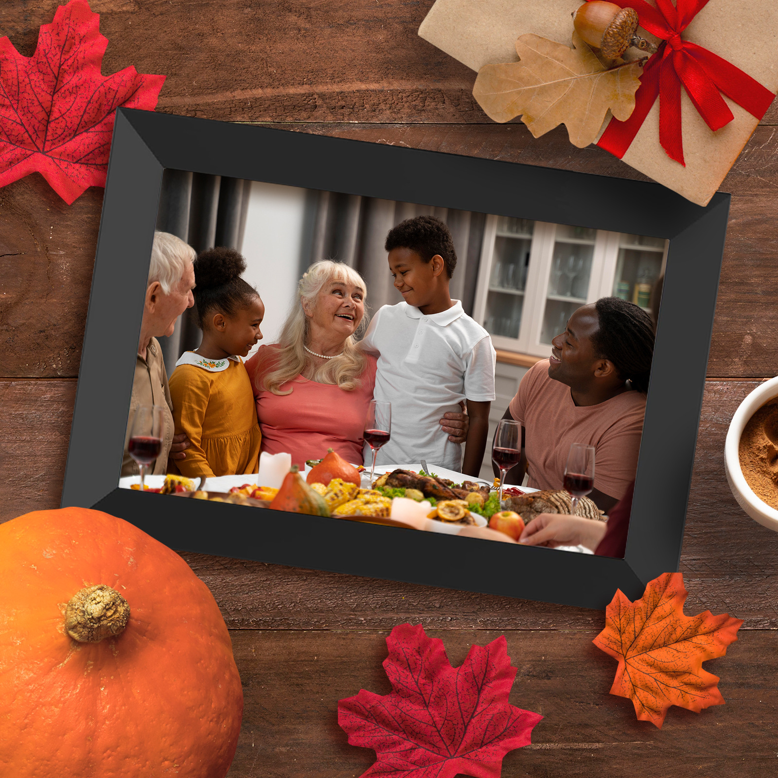 Кросс-бордовый новый умный высококачественный электронный фоторамка Uhale 10.1 дюйма с облачным хранилищем, взаимодействие через мобильное приложение