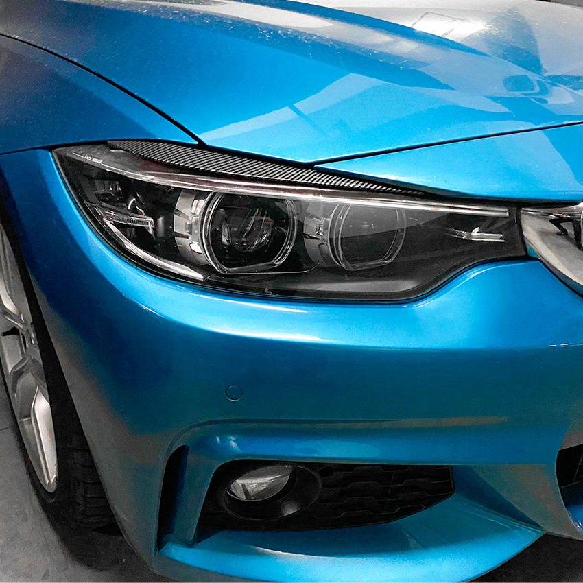 Suitable for BMW 4 Series F32 F33 F36 2014-2020 headlight eyebrow car stickers exterior modification
