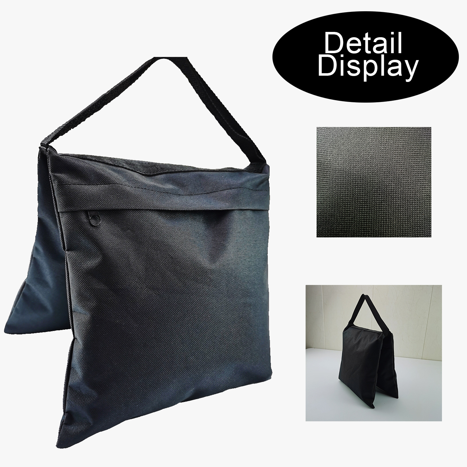 Oxford Cloth Sandbag Outdoor Photographic Equipment Canopy Fixed Black Sandbag Tent Load-Bearing Bag Cantilever Hanging Bag