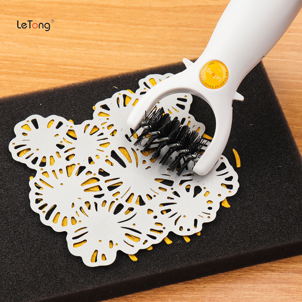 2022 new die cutting brush knurling machine knife mold brush handmade tool brush 3in1 multifunctional paper machine brush