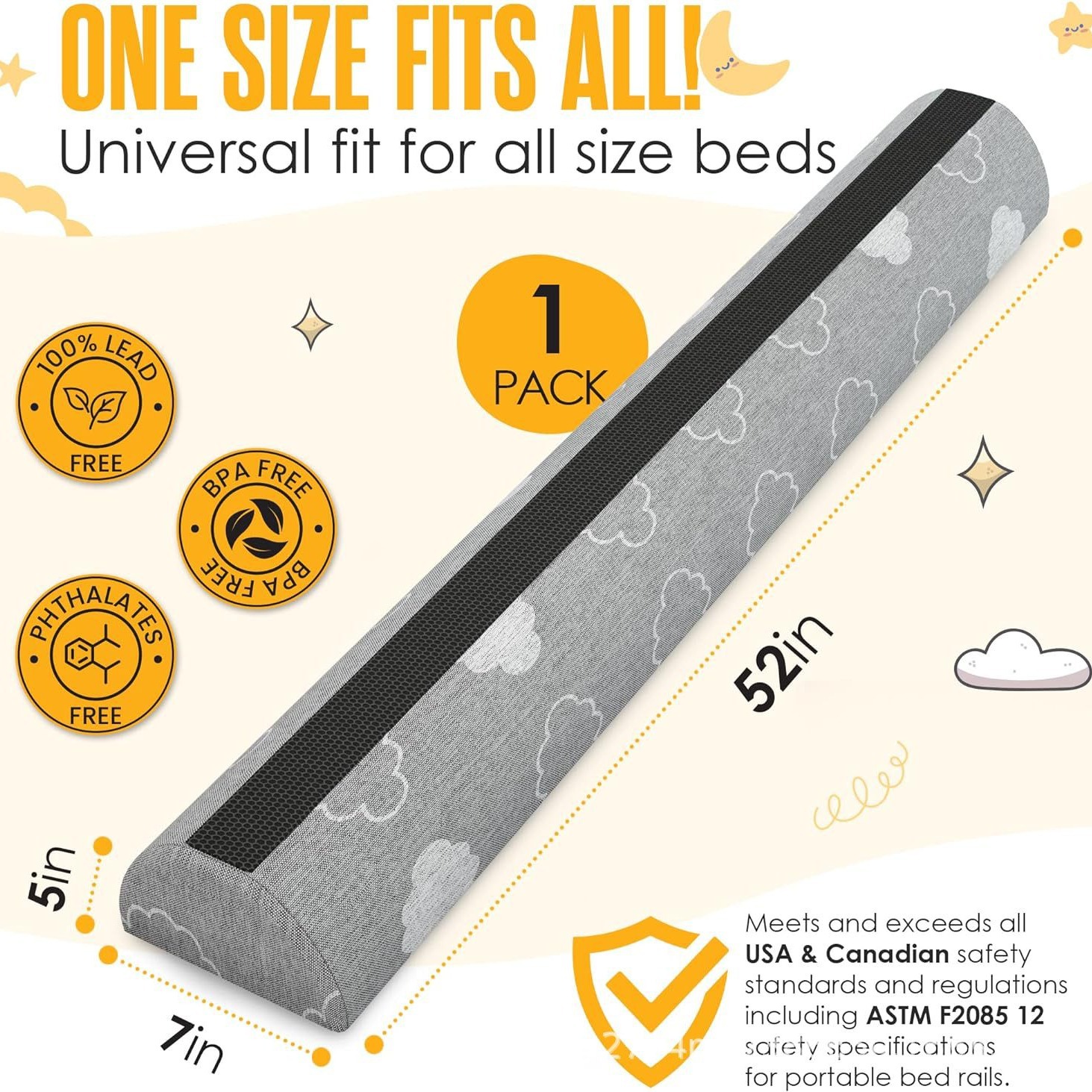 Настенные защитные бортики для кроватки, водонепроницаемые