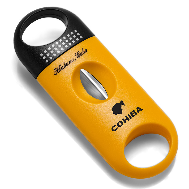 Ножницы для сигар, резак, портативный резак из нержавеющей стали, двусторонние ножницы