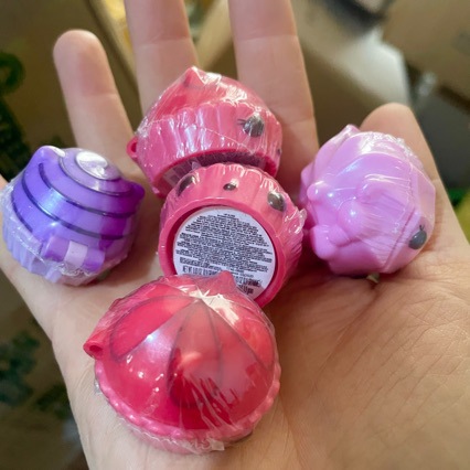 Foreign Trade Inventory Xianglang Toy Play House Makeup Balm Glitter Cute Ornaments