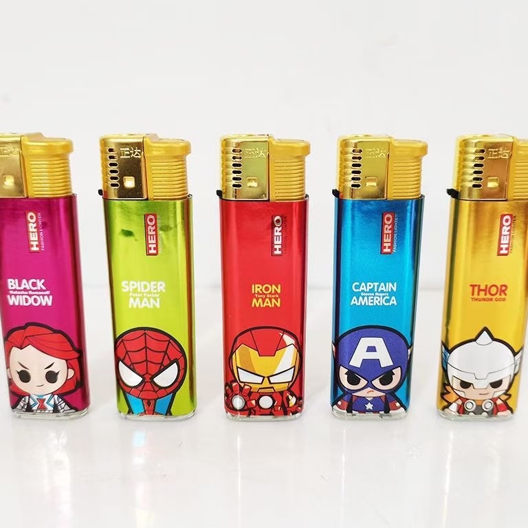 Производители оптовая Zhengda 208 синим пламенем прямая одноразовая ветрозащитная аэрированная зажигалка