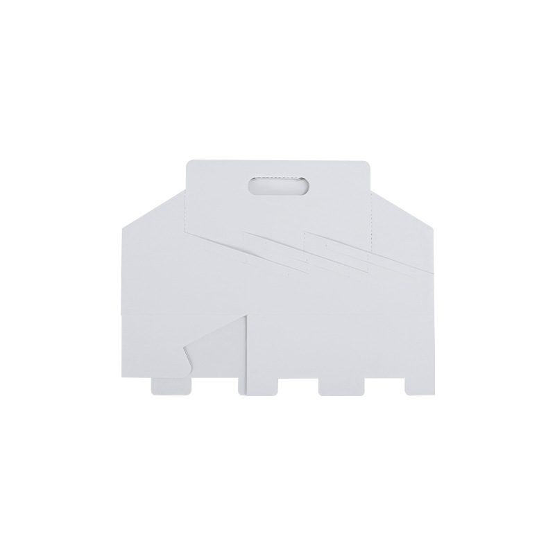 Milk Tea Packaging Artifact with Paper Cup Holder Portable Disposable Cup Cover Drink Coffee Packaging Paper Cup Holder Corrugated Holder