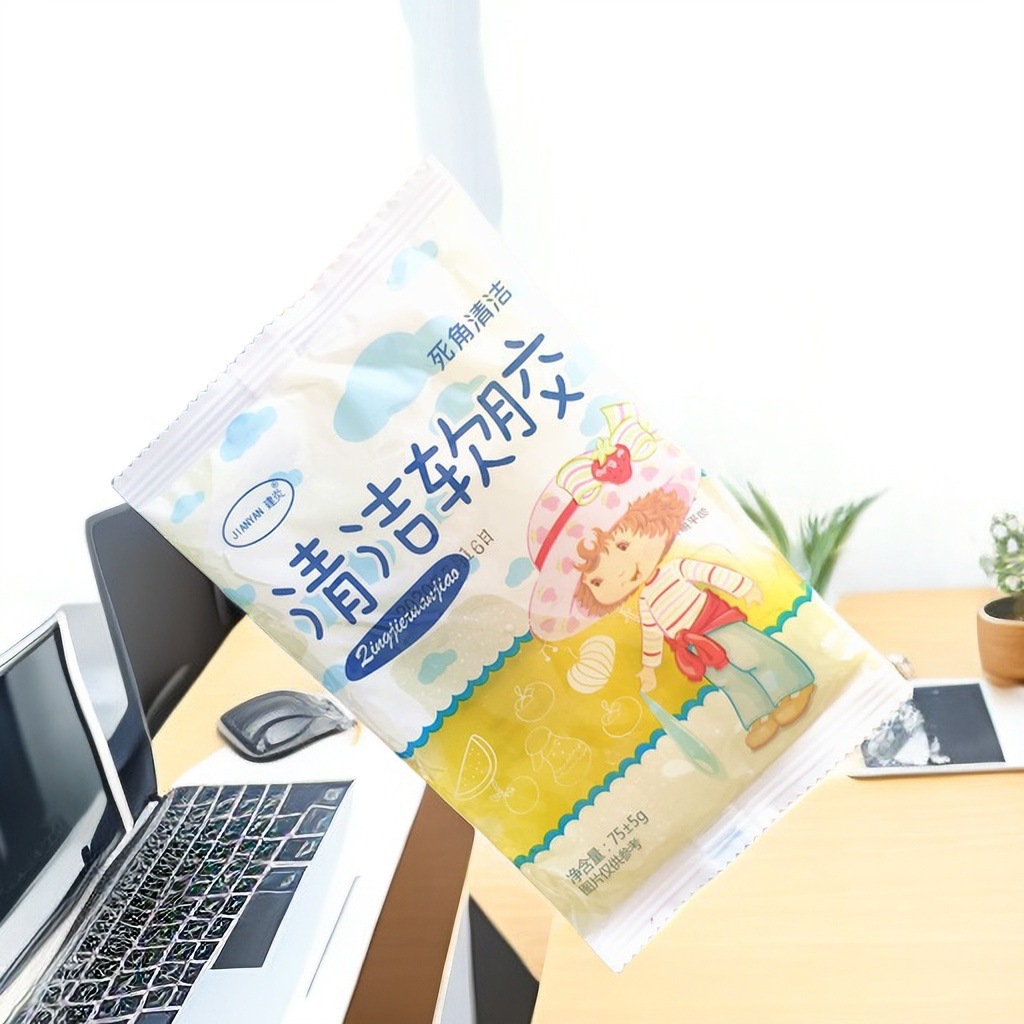 Multifunctional Cleaning Soft Gel Home Car Interior Cleaner Car Supplies Black Technology Vacuum Mud Keyboard Slot Dust Remover