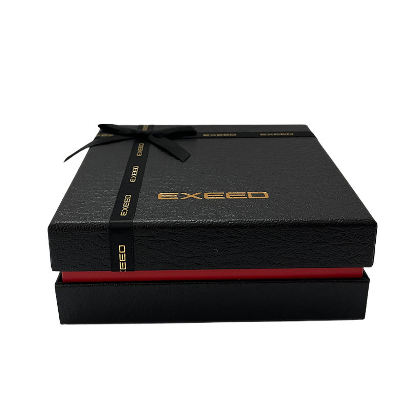 New Black Gift Box, High-End and Exquisite Heaven and Earth Cover Gift Box Packaging, Simple and Elegant White Box, Empty Box Customization