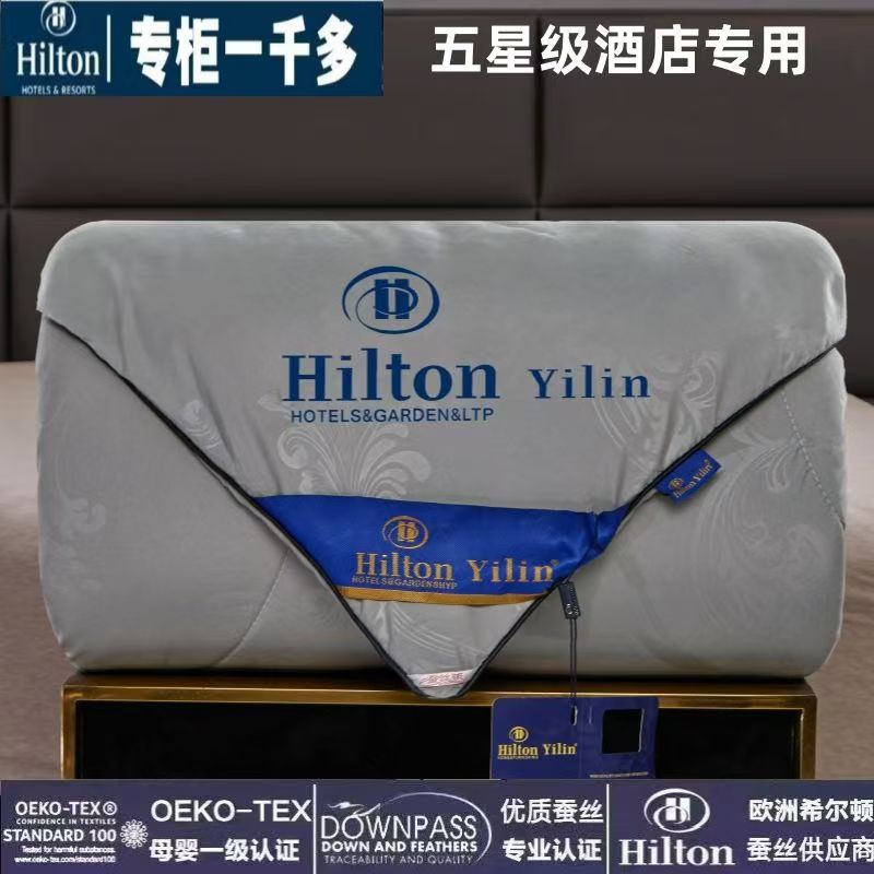 Hilton Hotel Mulberry Silk Quilt Summer Quilt Air-conditioning Quilt Spring and Autumn Quilt Cotton Quilt Warm Winter Quilt Core Gift Wholesale