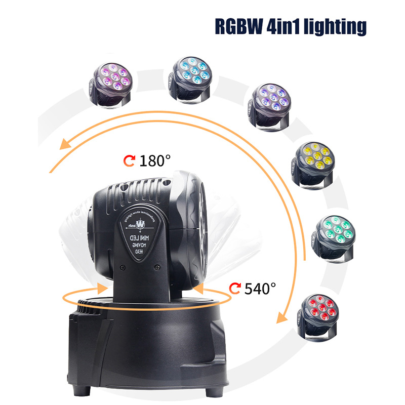 Dye Beam Pattern Moving Head Light Cross-Border Export Bar Spotlight Wedding Performance Atmosphere Stage Equipment Rotating Light