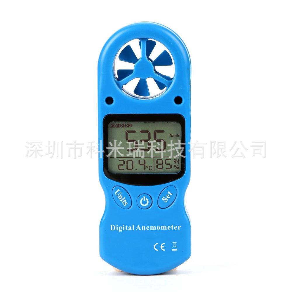 New mini handheld multifunctional digital hygrometer anemometer anemometer wind speed measuring instrument