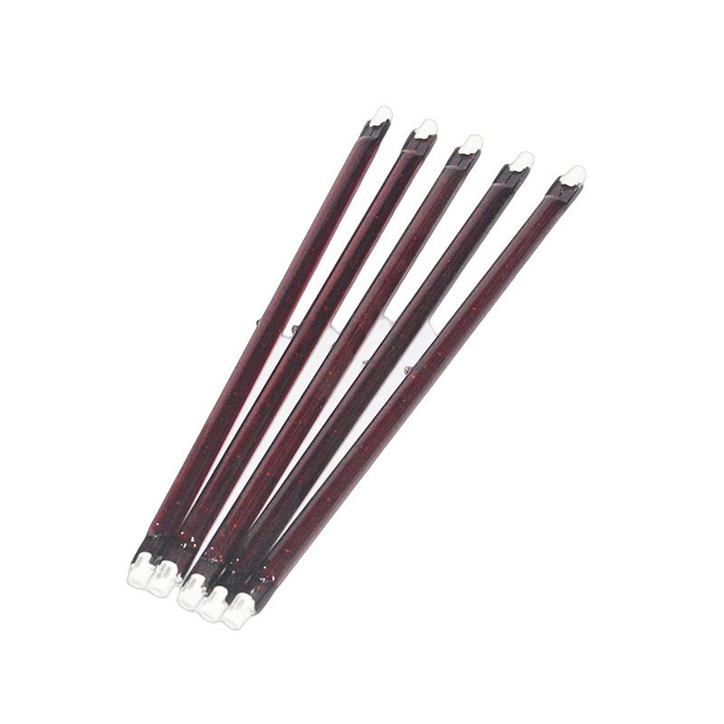 Production of quartz infrared lamp tube low glare 175w250w500w quartz halogen heating tube heating lamp tube