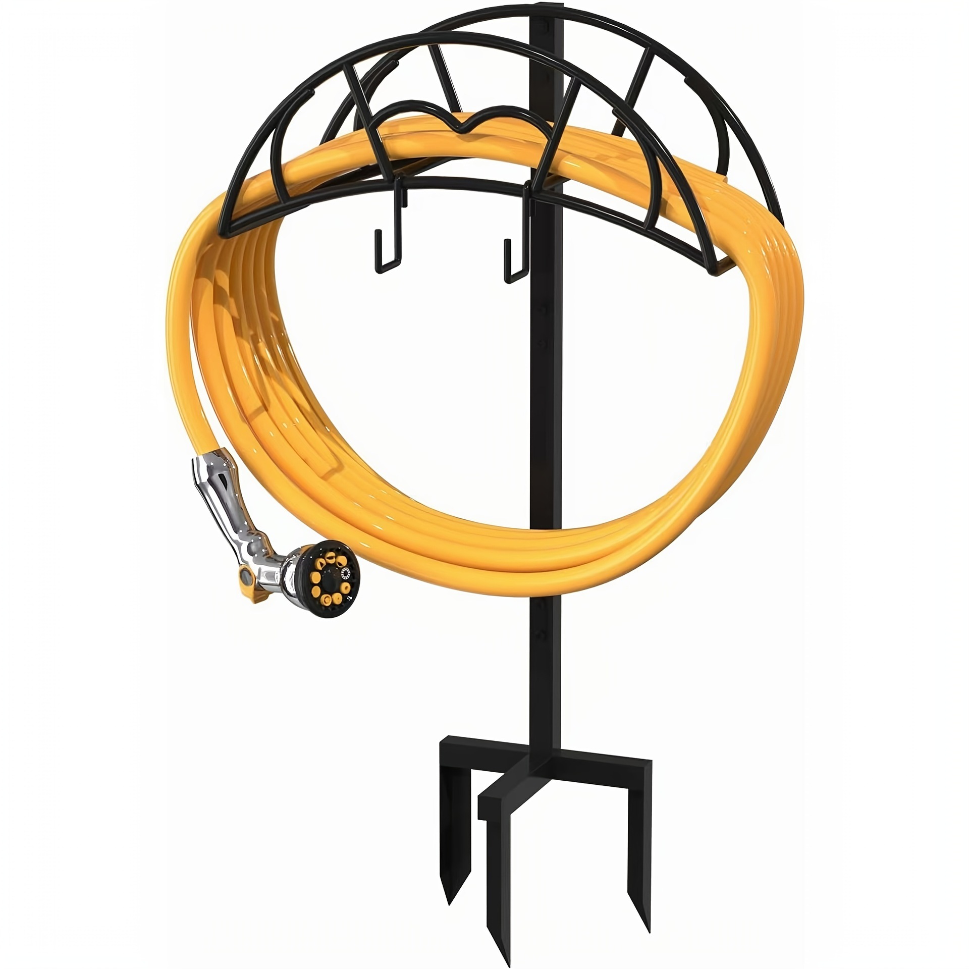 2025 New Cross-Border Dropshipping 1 Piece Garden Hose Rack Freestanding Heavy-Duty Hose Cross-Border Dropshipping