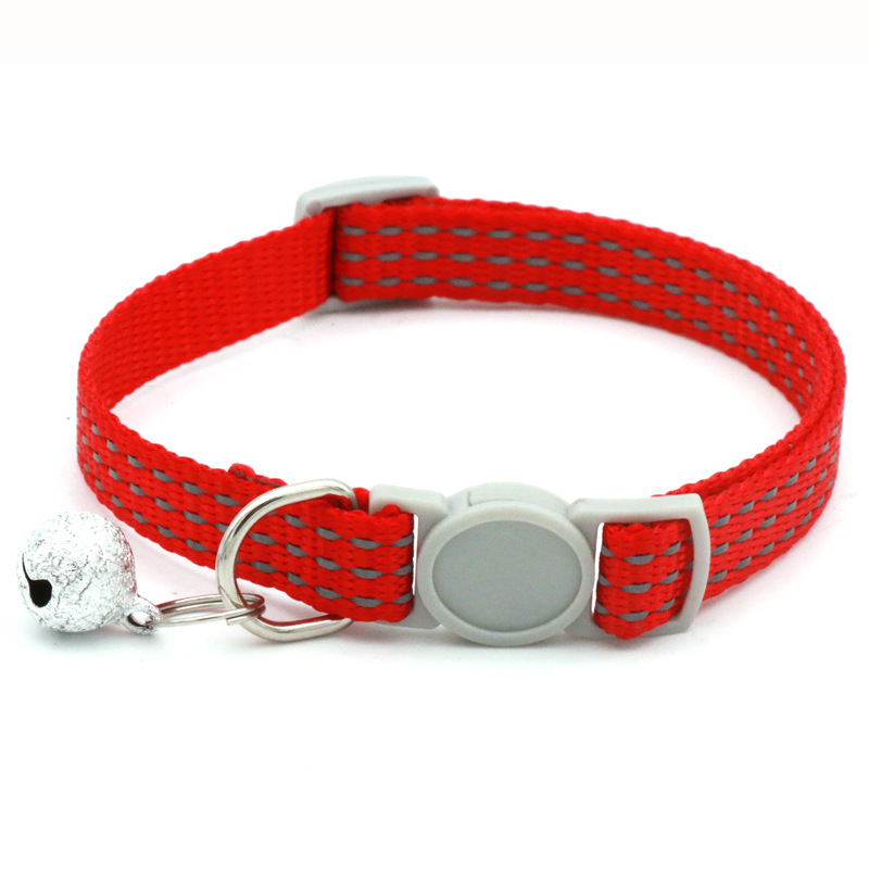 Chacha Pet New Pet Cat Dog Safety Buckle Three Silk Reflective Collar