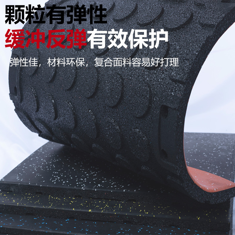 Резиновый мат для спортзала, амортизирующий, для домашнего использования