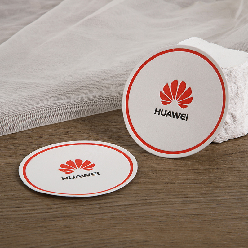 Wholesale hotel hotel leisure place disposable coasters custom LOGO coffee shop paper coasters