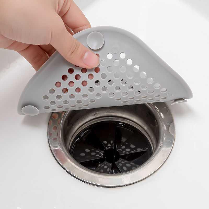 Direct Selling square silicone drain cover household kitchen bathroom anti-blocking sink floor drain filter artifact