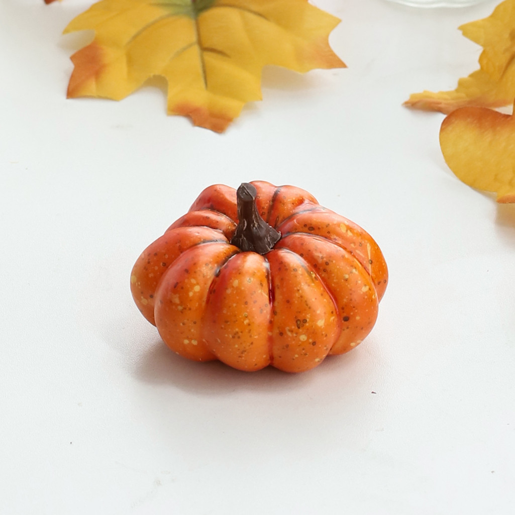 Simulation pumpkin 3.5cm-50cm foam Halloween pumpkin factory direct props shooting fake pumpkin model
