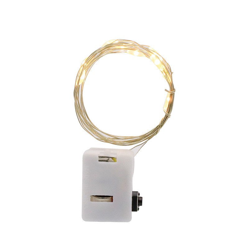 led copper wire string light button flashing light bouquet lights baking gift box flower cake Christmas decoration light string