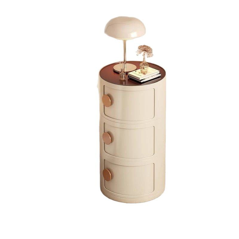 Children's Bedside Table for Boys and Girls Creative Bedroom Cute Cartoon Cabinet Sofa Side Cabinet Round Toy Storage Cabinet