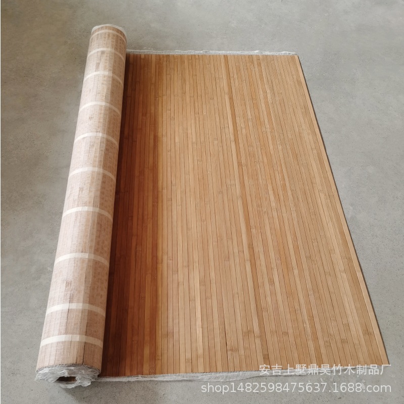 Wireless Bamboo Mat Bamboo Sheet Curtain Ceiling Decoration Wall Decoration Bamboo Mat Homestay Tea Restaurant Bamboo Finishing Material
