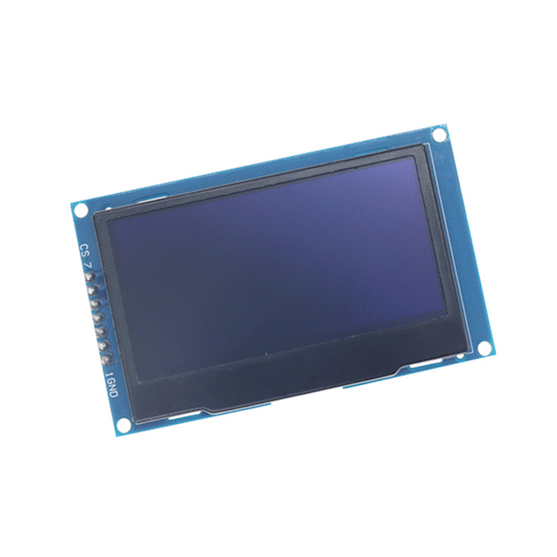 2.42-inch OLED display 12864 dot matrix monochrome module Module 7-pin SPI LCD module 2.4