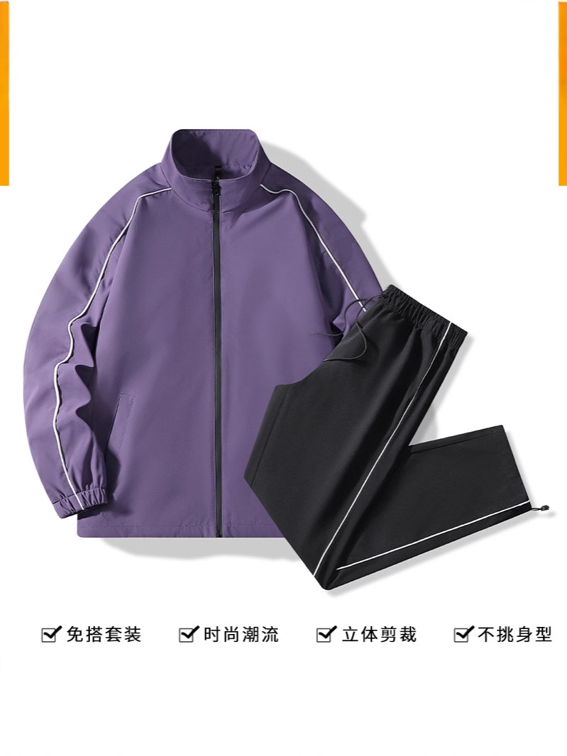 Can Be Shipped Printed Couple Suits for Men and Women in Autumn and Winter New Fashion Trend Casual Versatile Jacket Sports Suits