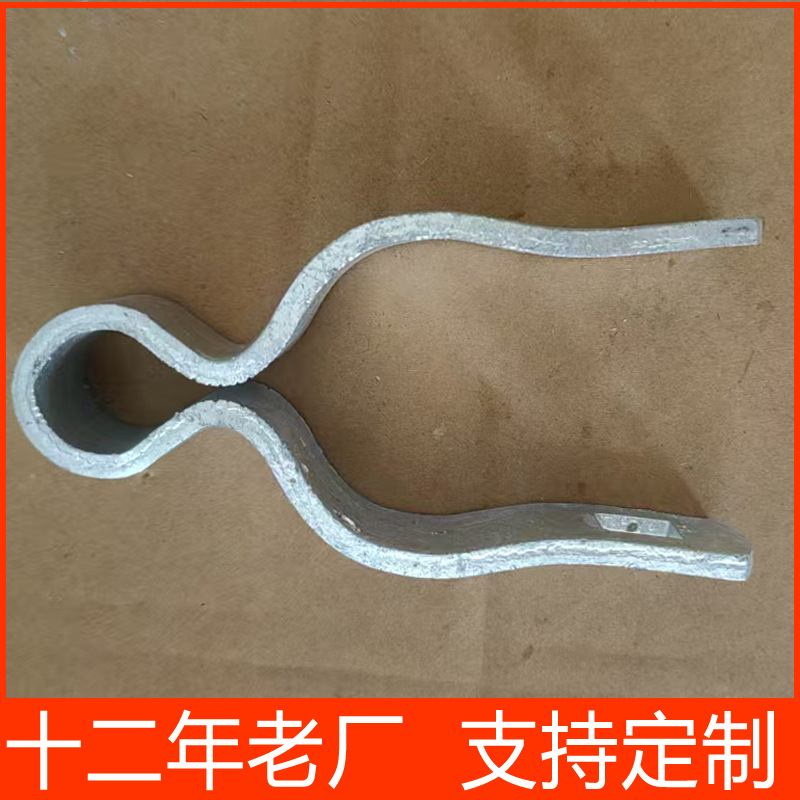 Hot-Dip Galvanized Chain Link Fence Gate Hinge Male and Female Hinge Chain Link Fence Guardrail Accessories Factory Wholesale