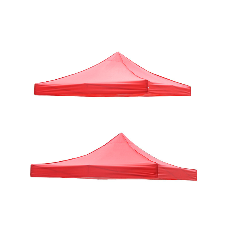 Outdoor advertising folding 3x3 m stall tent umbrella top cloth awning cloth printable advertising four-corner tarpaulin